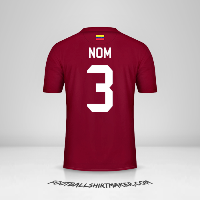 Maillot Venezuela 2019/2020 -  nom - 3