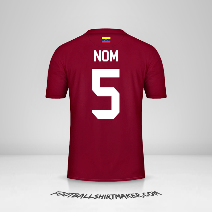 Maillot Venezuela 2019/2020 -  nom - 5