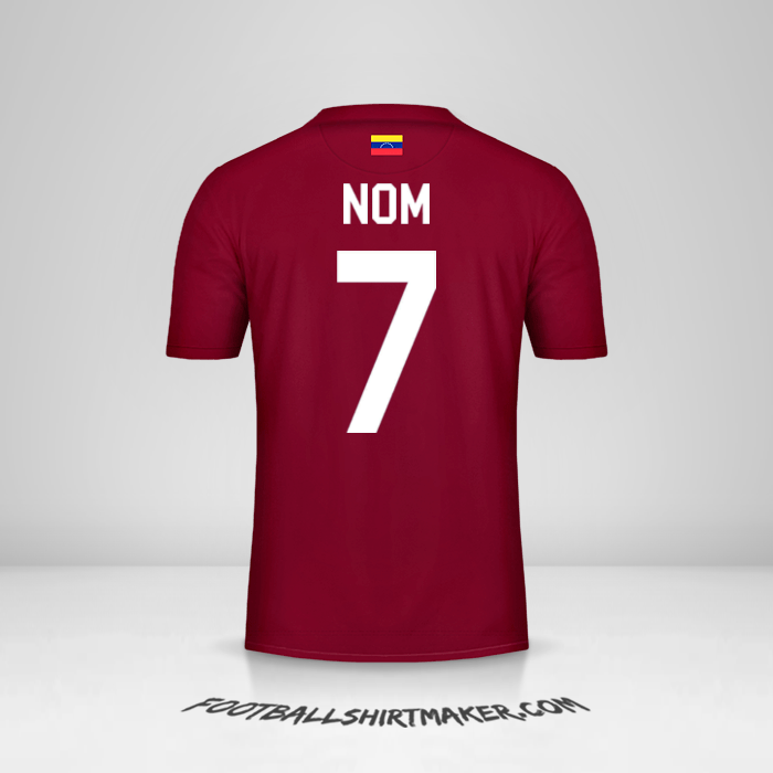 Maillot Venezuela 2019/2020 -  nom - 7