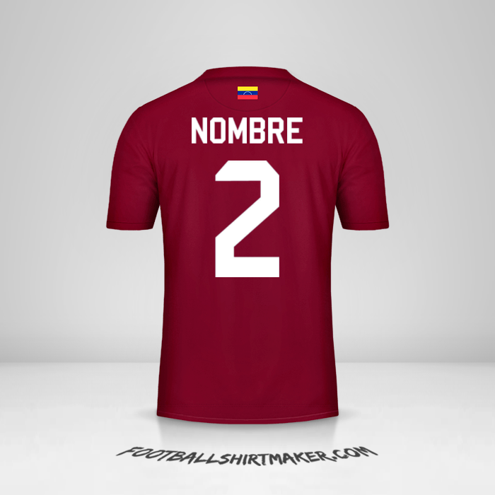 Jersey Venezuela 2019/2020 -  nombre - 2