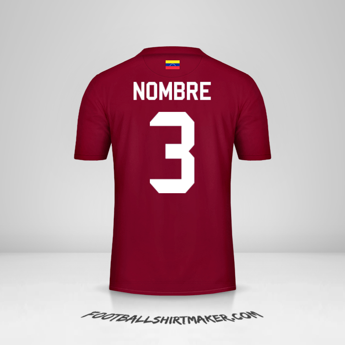 Jersey Venezuela 2019/2020 -  nombre - 3