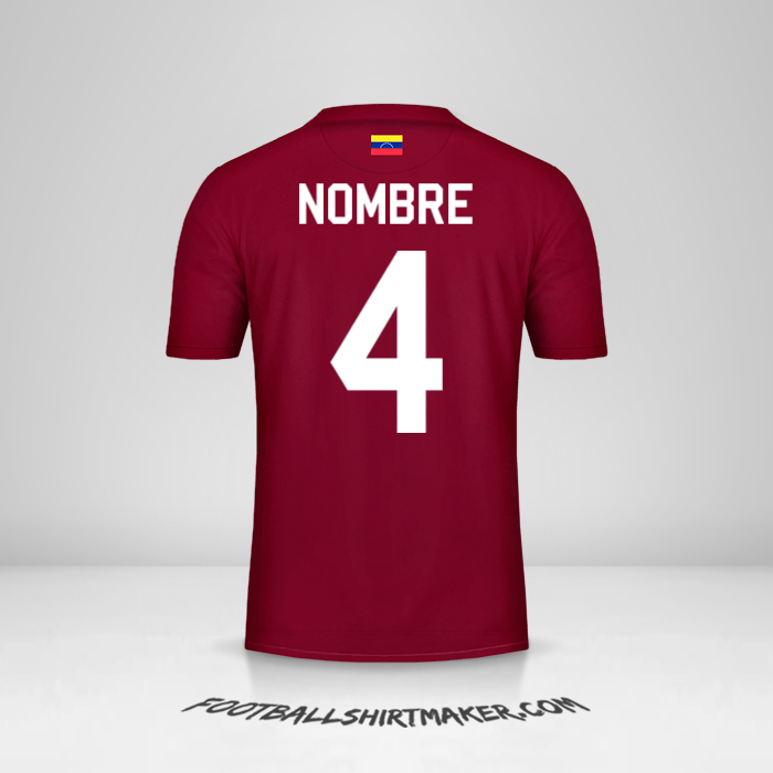 Jersey Venezuela 2019/2020 -  nombre - 4