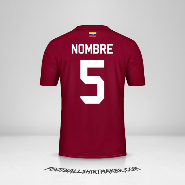 Camiseta Venezuela 2019/2020 -  nombre - 5