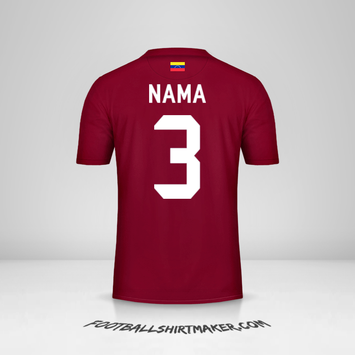 Jersey Venezuela 2019/2020 -  nama - 3