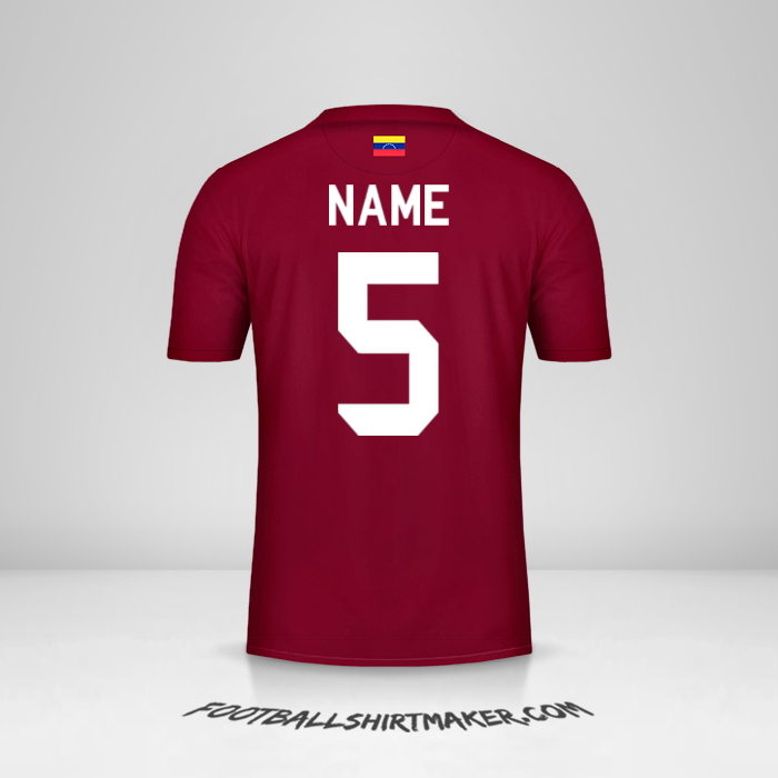 Jersey Venezuela 2019/2020 -  name - 5