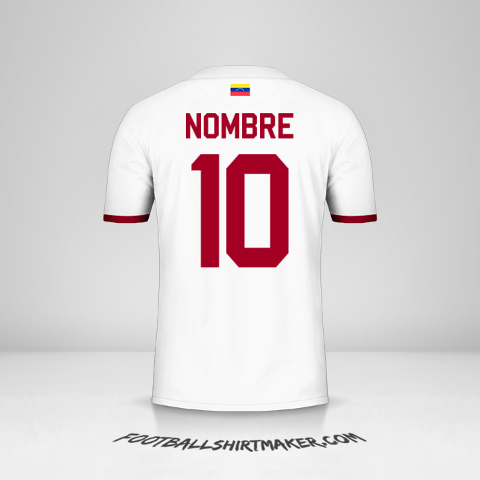 Camiseta Venezuela 2019/2021 Visita -  nombre - 10