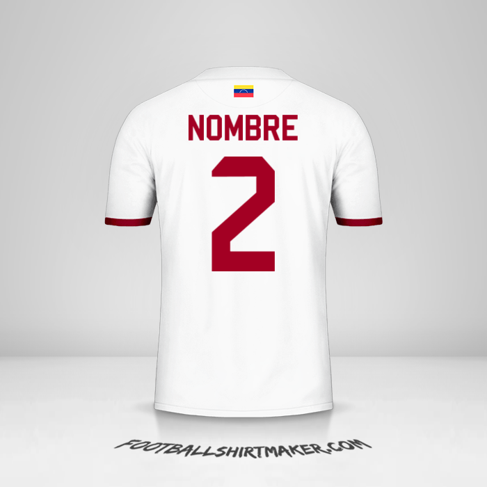 Jersey Venezuela 2019/2021 Visita -  nombre - 2