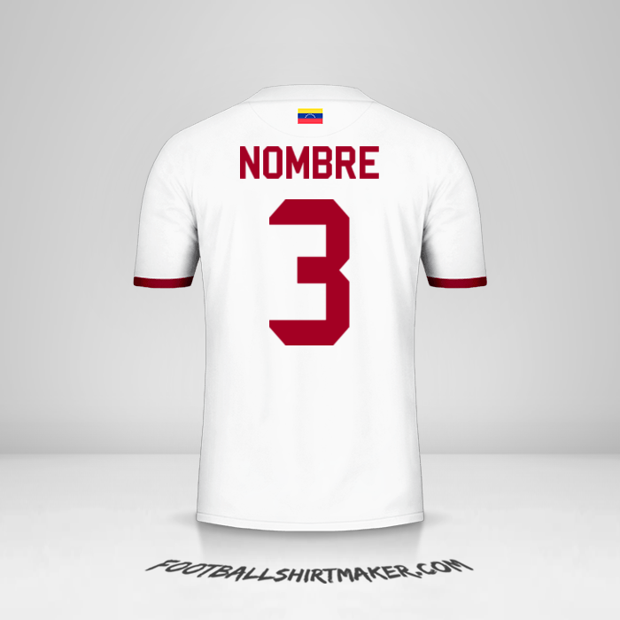 Jersey Venezuela 2019/2021 Visita -  nombre - 3
