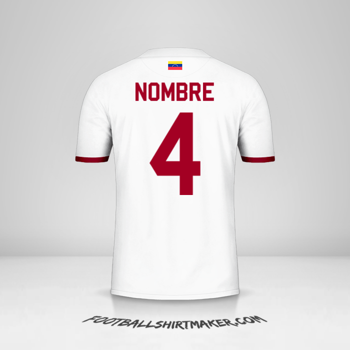 Jersey Venezuela 2019/2021 Visita -  nombre - 4
