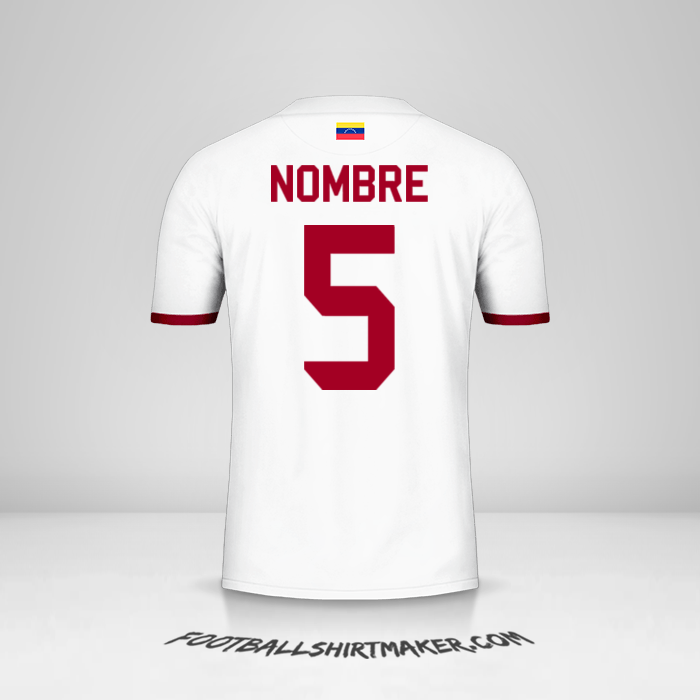 Jersey Venezuela 2019/2021 Visita -  nombre - 5