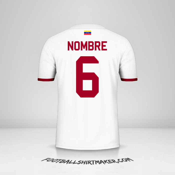 Jersey Venezuela 2019/2021 Visita -  nombre - 6