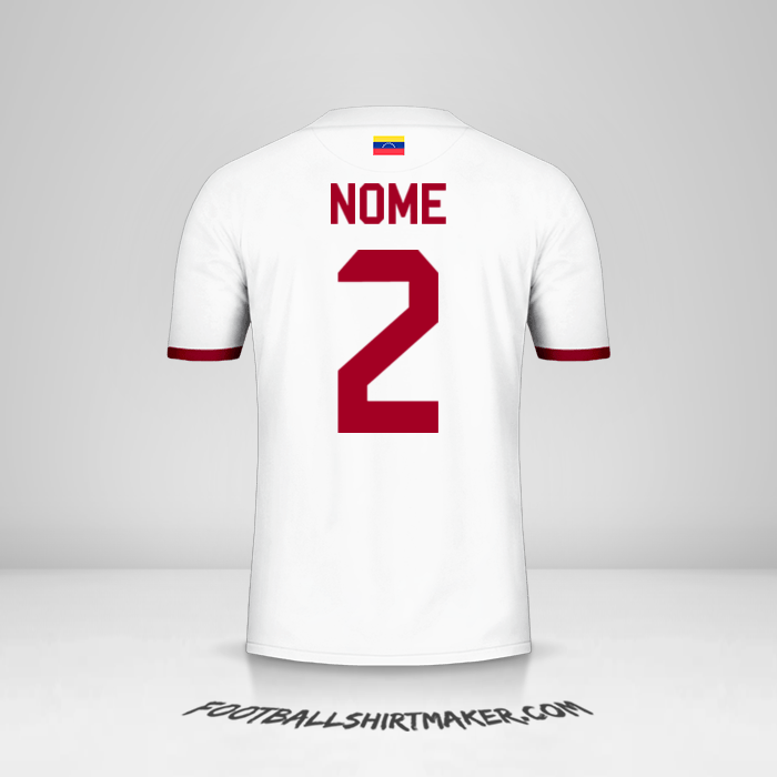 Camisa Venezuela 2019/2021 Alternativa -  nome - 2