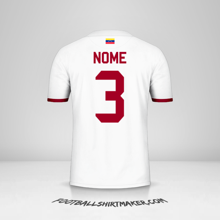 Camisa Venezuela 2019/2021 Alternativa -  nome - 3