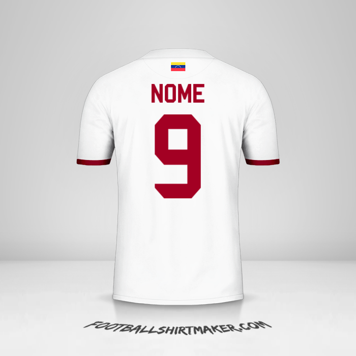 Camisola Venezuela 2019/2021 Alternativa -  nome - 9