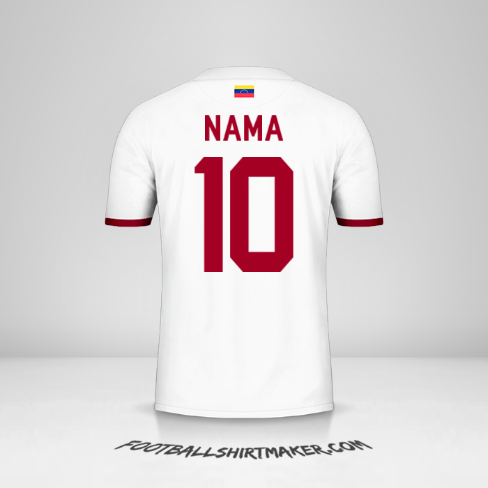 Jersey Venezuela 2019/2021 Alternatif -  nama - 10