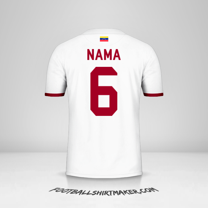 Jersey Venezuela 2019/2021 Alternatif -  nama - 6