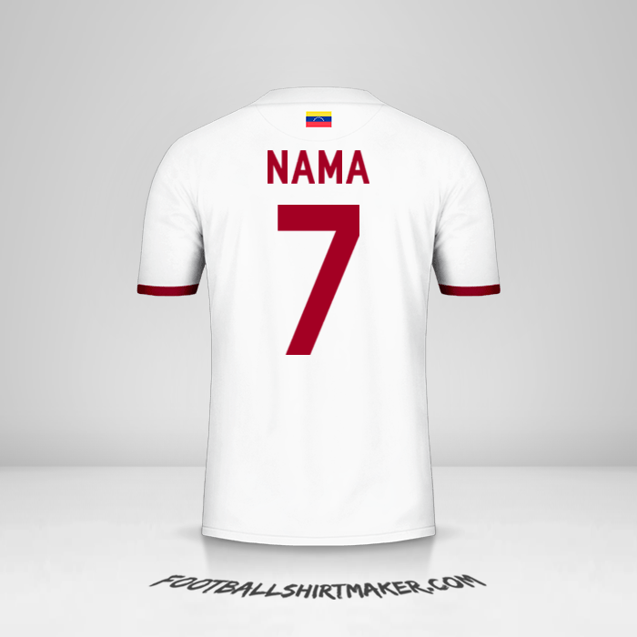 Jersey Venezuela 2019/2021 Alternatif -  nama - 7