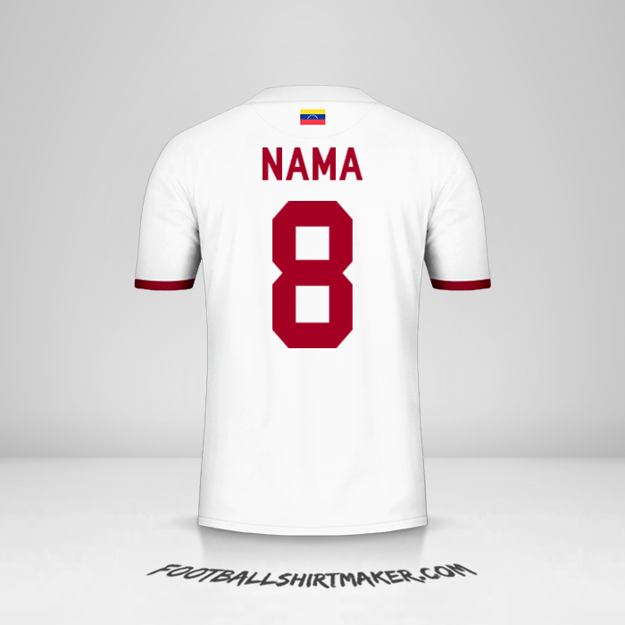 Jersey Venezuela 2019/2021 Alternatif -  nama - 8