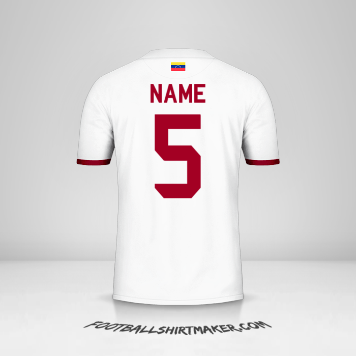 Jersey Venezuela 2019/2021 Away -  name - 5