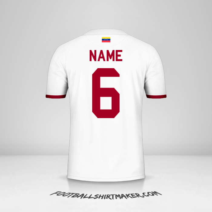 Jersey Venezuela 2019/2021 Away -  name - 6