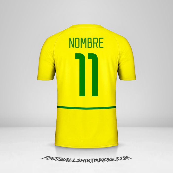 Jersey Brasil 2002/04 -  nombre - 11