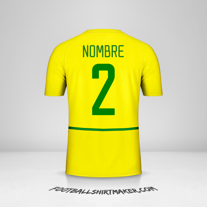 Jersey Brasil 2002/04 -  nombre - 2
