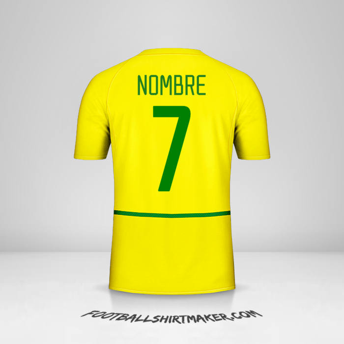 Jersey Brasil 2002/04 -  nombre - 7