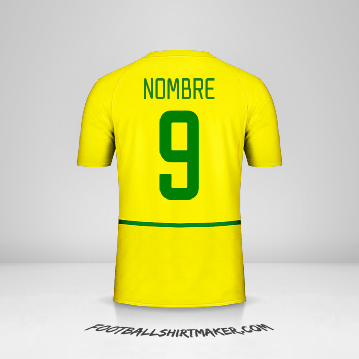 Jersey Brasil 2002/04 -  nombre - 9