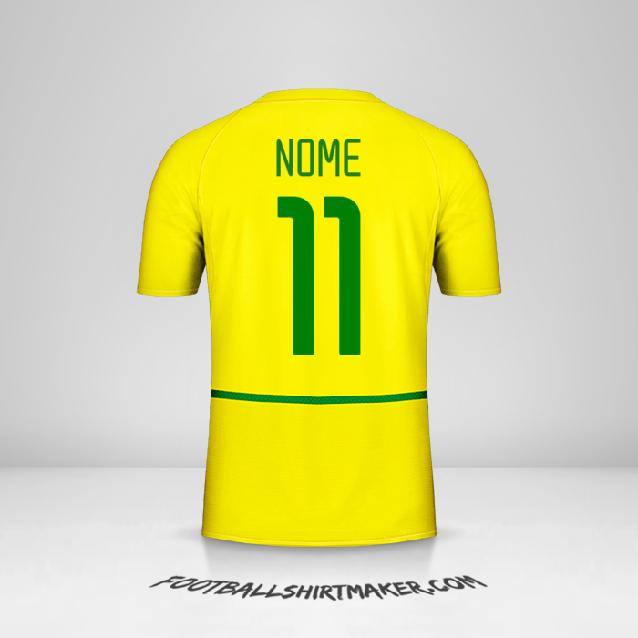 Maglia Brasile 2002/04 -  nome - 11