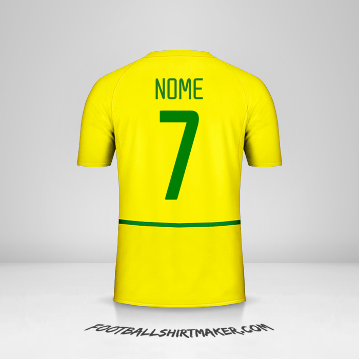 Camisa Brasil 2002/04 -  nome - 7