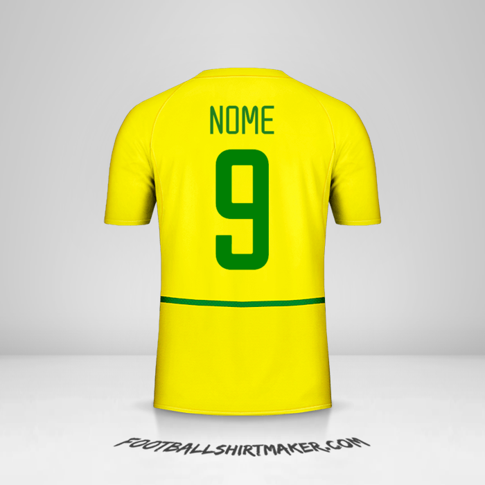 Maglia Brasile 2002/04 -  nome - 9