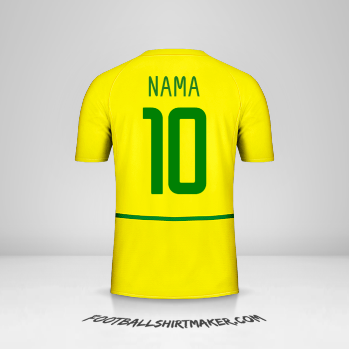 Jersey Brasil 2002/04 -  nama - 10