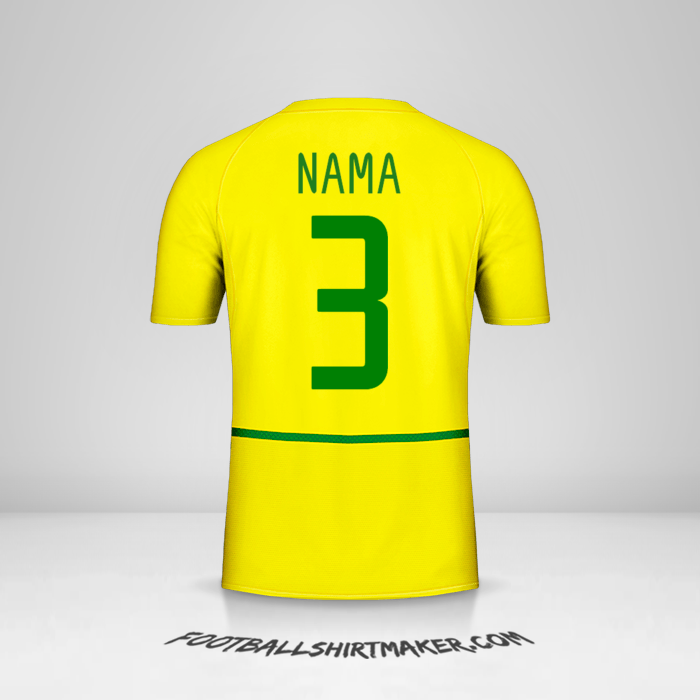Jersey Brasil 2002/04 -  nama - 3