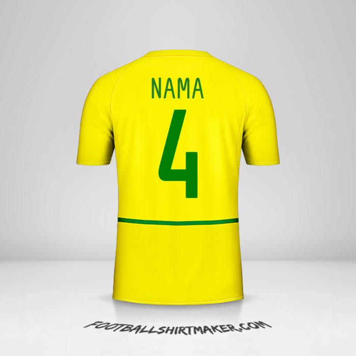 Jersey Brasil 2002/04 -  nama - 4