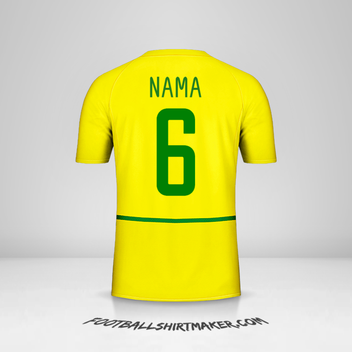 Jersey Brasil 2002/04 -  nama - 6