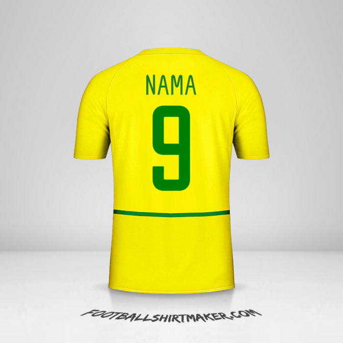 Jersey Brasil 2002/04 -  nama - 9