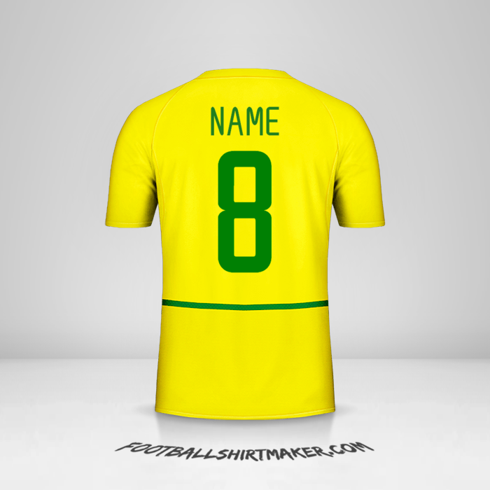 Shirt Brazil 2002/04 -  name - 8
