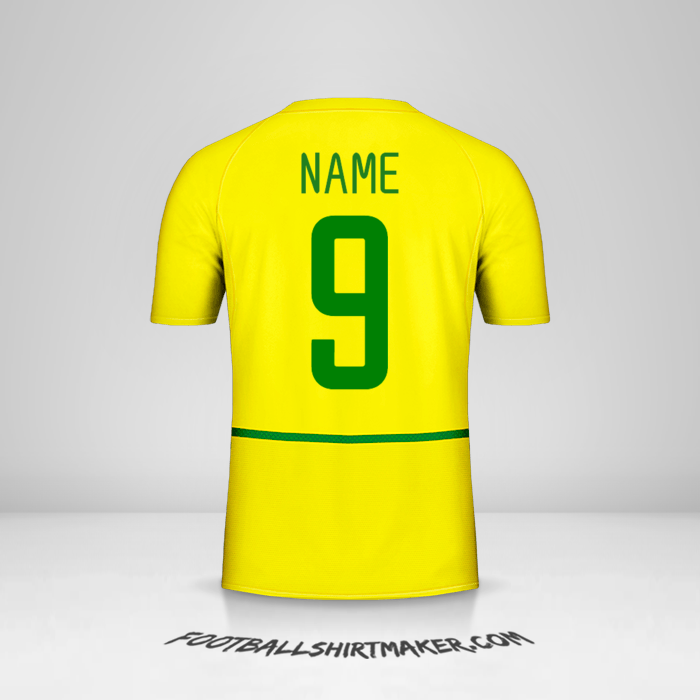 Trikot Brasilien 2002/04 -  name - 9