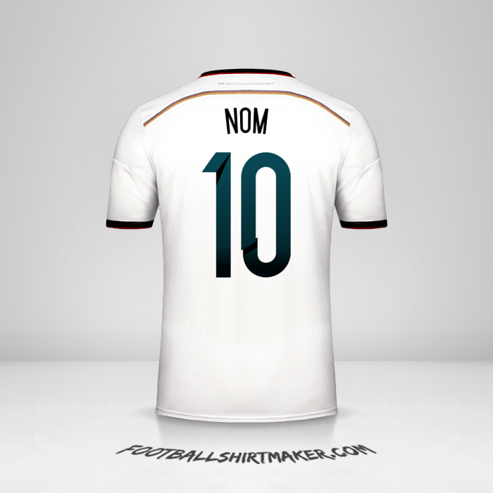 Maillot Allemagne 2014 -  nom - 10