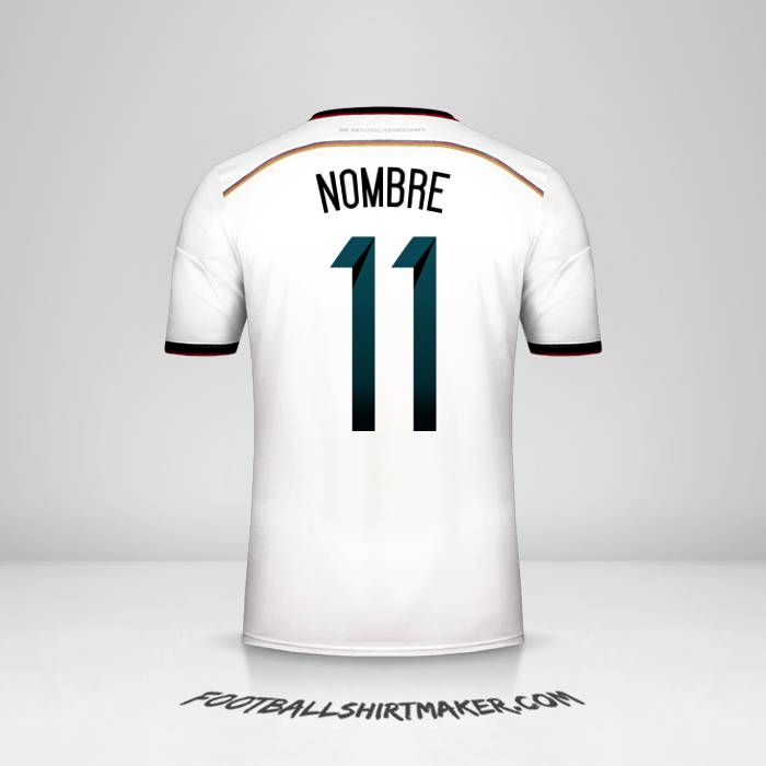 Jersey Alemania 2014 -  nombre - 11