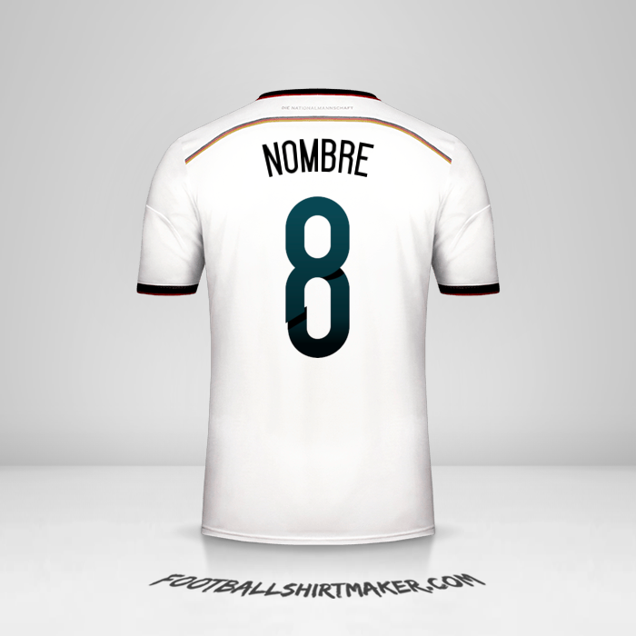 Jersey Alemania 2014 -  nombre - 8