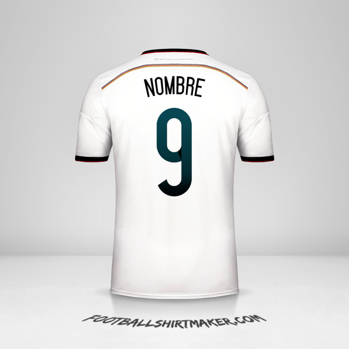 Jersey Alemania 2014 -  nombre - 9