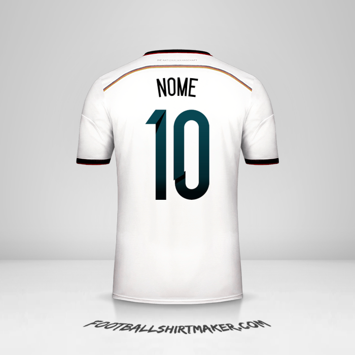 Camisola Alemanha 2014 -  nome - 10