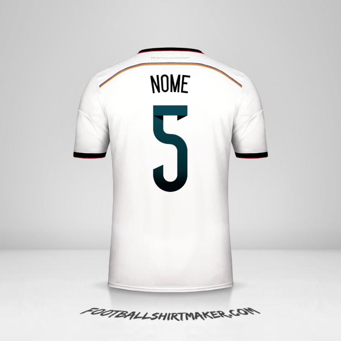 Camisola Alemanha 2014 -  nome - 5