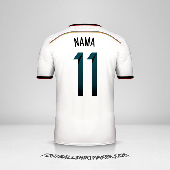 Jersey Jerman 2014 -  nama - 11