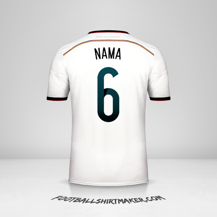 Jersey Jerman 2014 -  nama - 6
