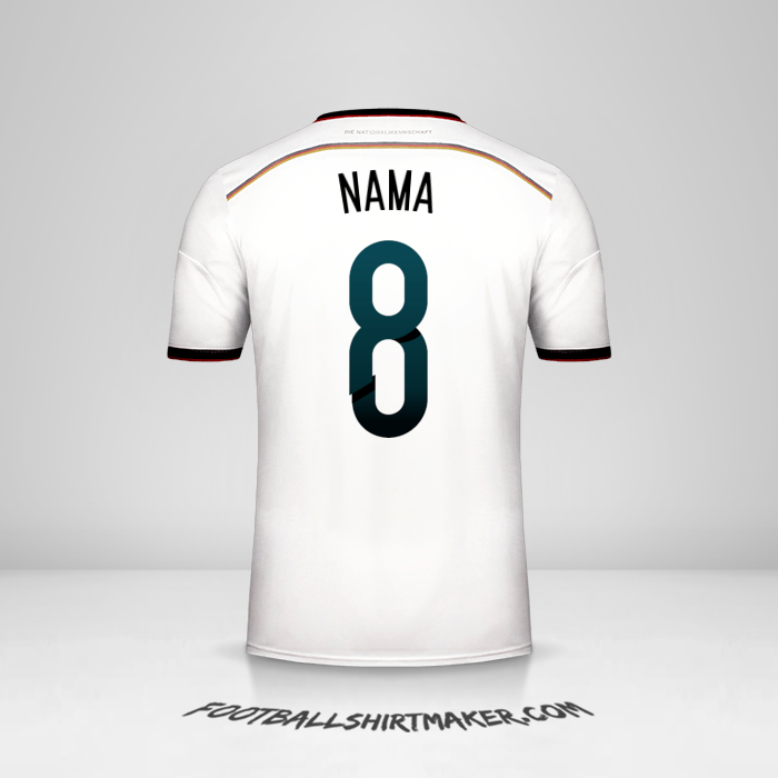 Jersey Jerman 2014 -  nama - 8