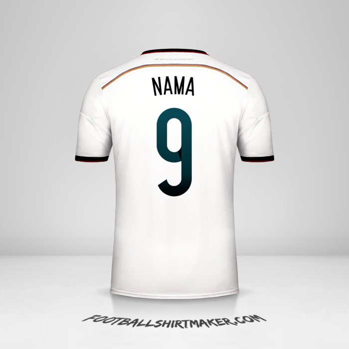 Jersey Jerman 2014 -  nama - 9