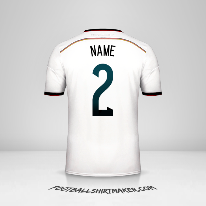 Jersey Germany 2014 -  name - 2