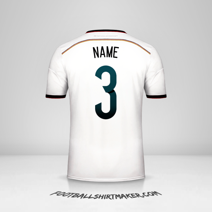 Shirt Germany 2014 -  name - 3
